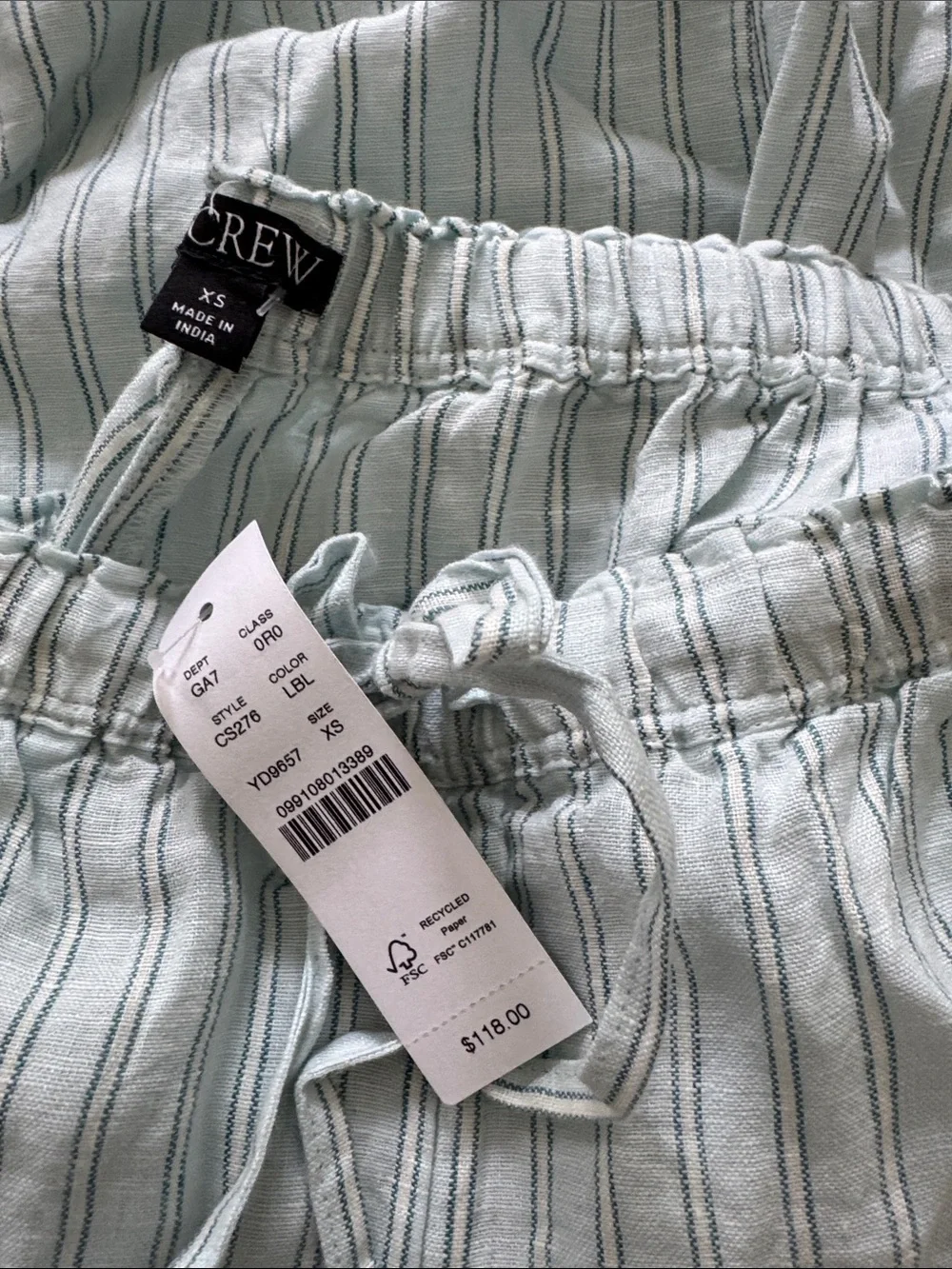 J. Crew light blue